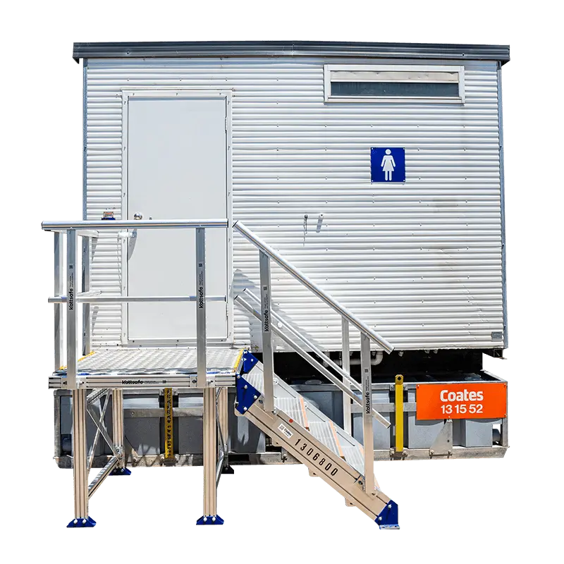 Toilet Block 2.5M x 2.5M Accessible Unisex Sewer Connect
