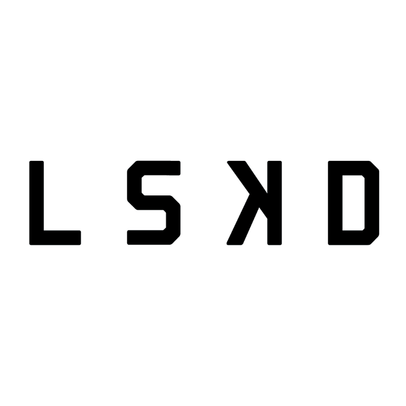 Black LSKD Logo on White Background
