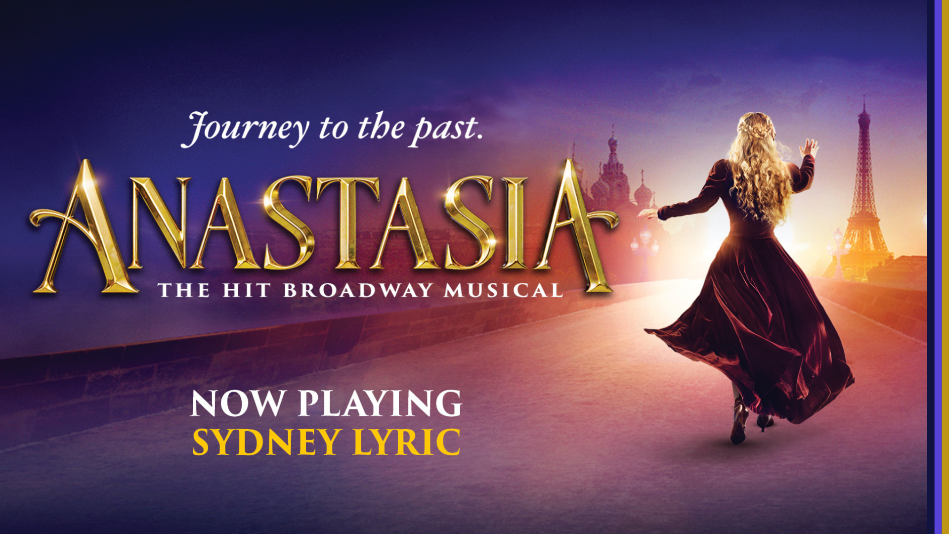 Anastasia the Musical now playing in Sydney