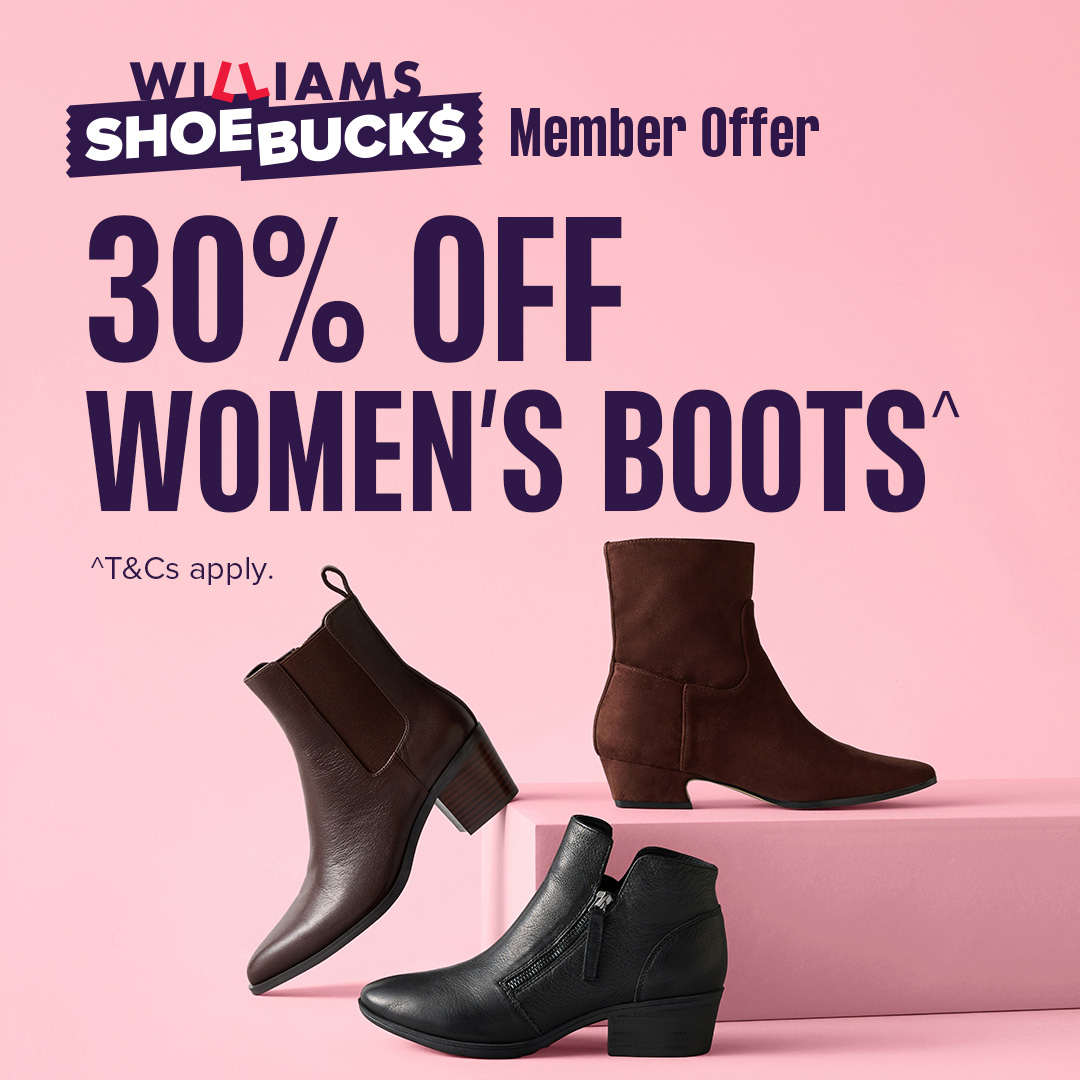 Shoebucks Member Offer! 30% Off Women's Boots!