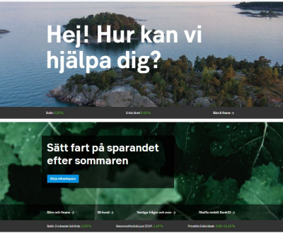 Component: Welcome block