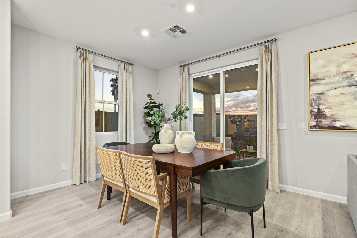 dining room with table and chairs 