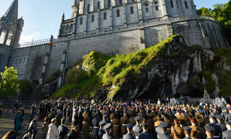 Lourdes, the most popular Catholic pilgrimage destination in the world. It was the location of a series of apparitions, of the Blessed Virgin Mary.