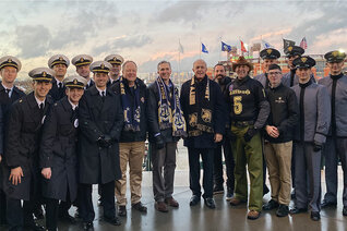 U.S. Naval Academy and U.S. Military Academy at the 120th Army-Navy football game Dec. 14, 2019, in Philadelphia