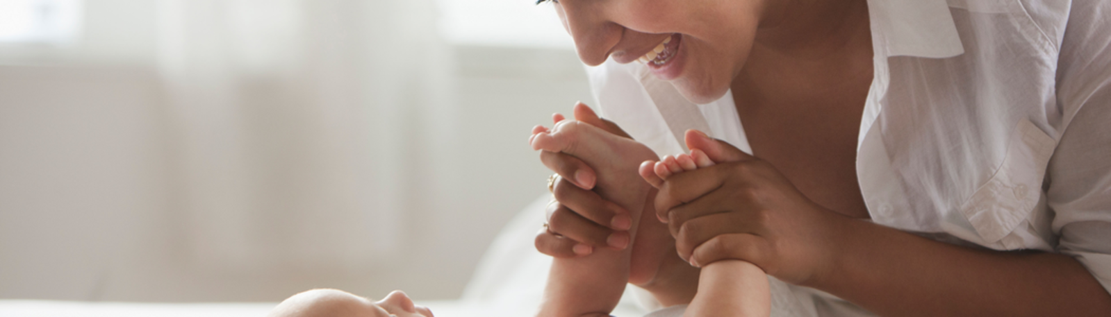 Baby with mother