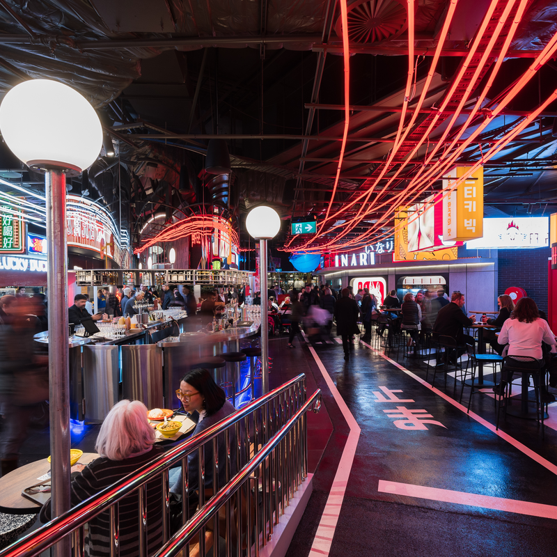 Tiger Lane, Asian Food experience, Dining Precinct