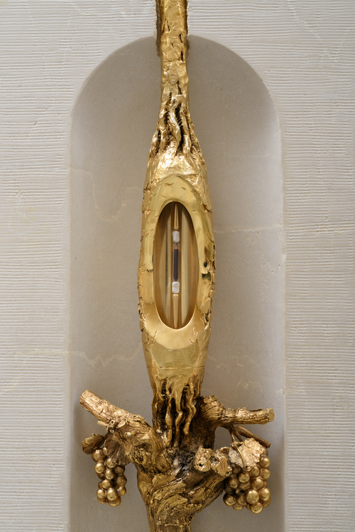 Close-up of Blood relic of John Paul II in the altar of the Luminous Mysteries Chapel, JPII Shrine