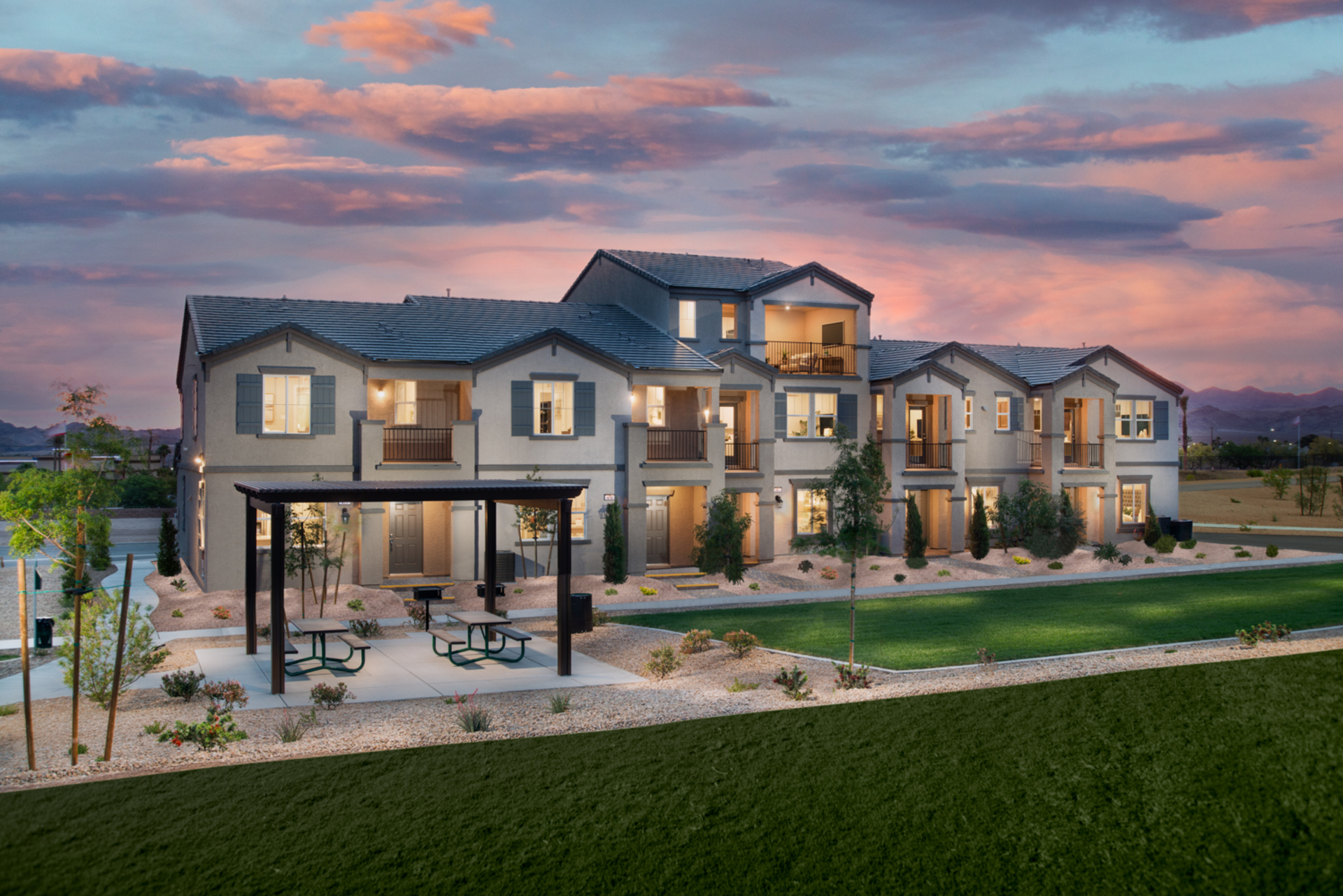 Townhome Building Exterior