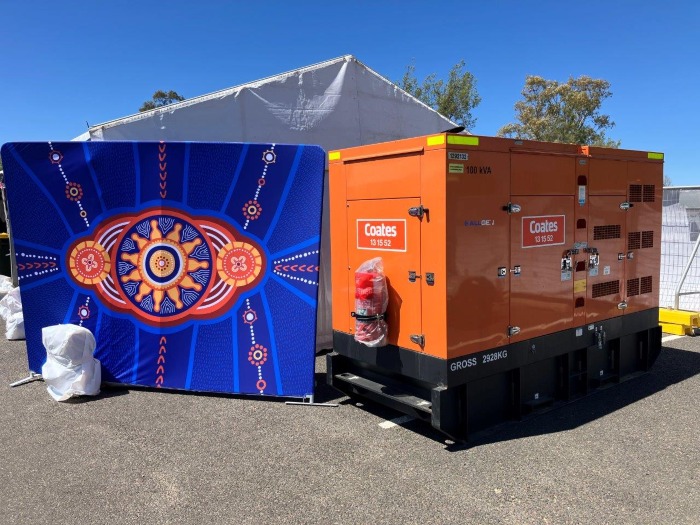 Event equipment solutions at the Koori Knockout Cup