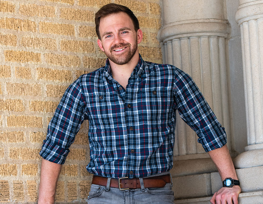 Eli Kresta, 27, is a high school teacher and personal trainer in El Campo, Texas.