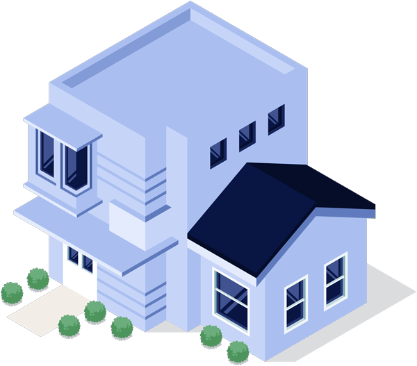 two-story house