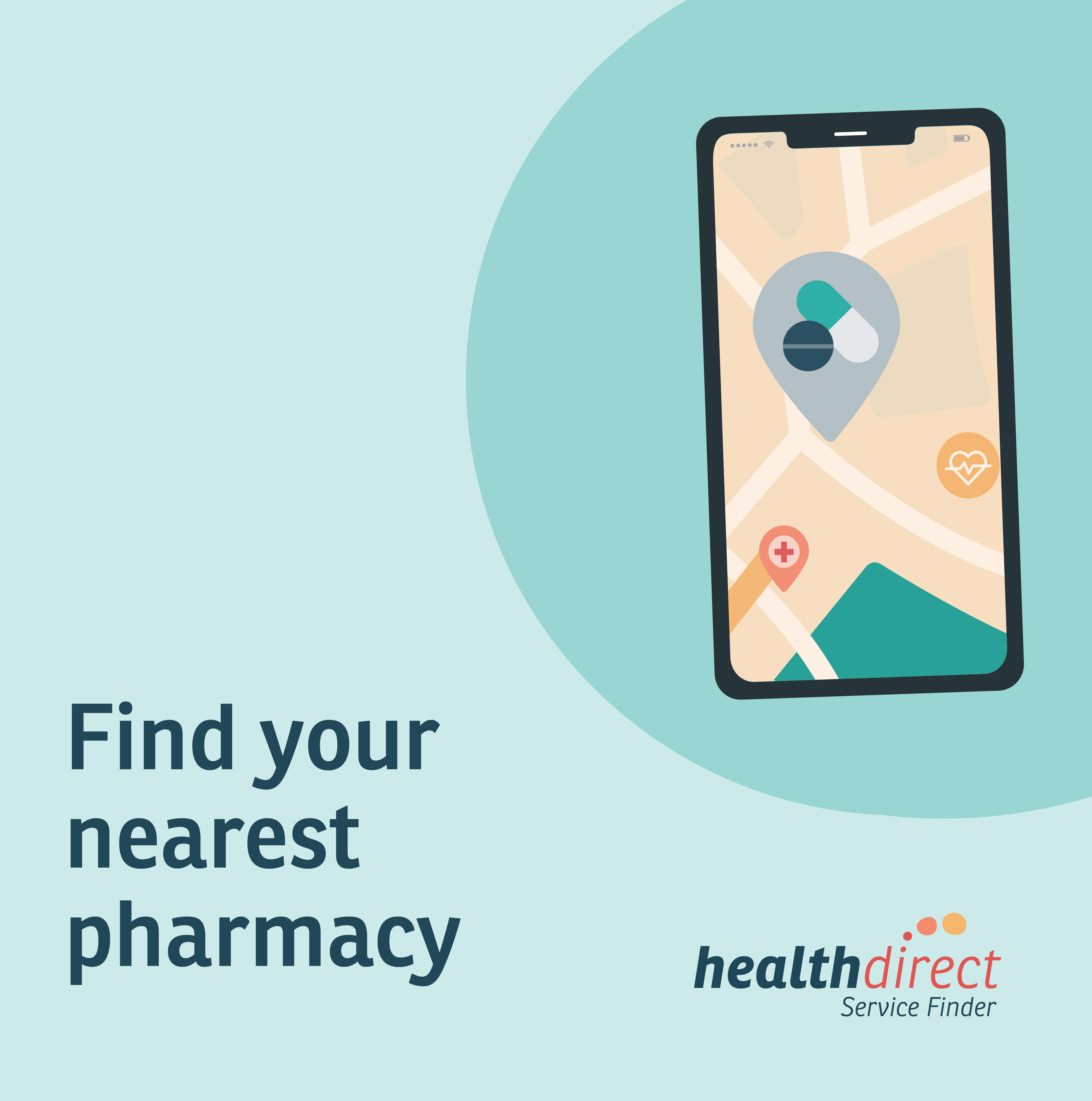 healthdirect Service Finder — pharmacy