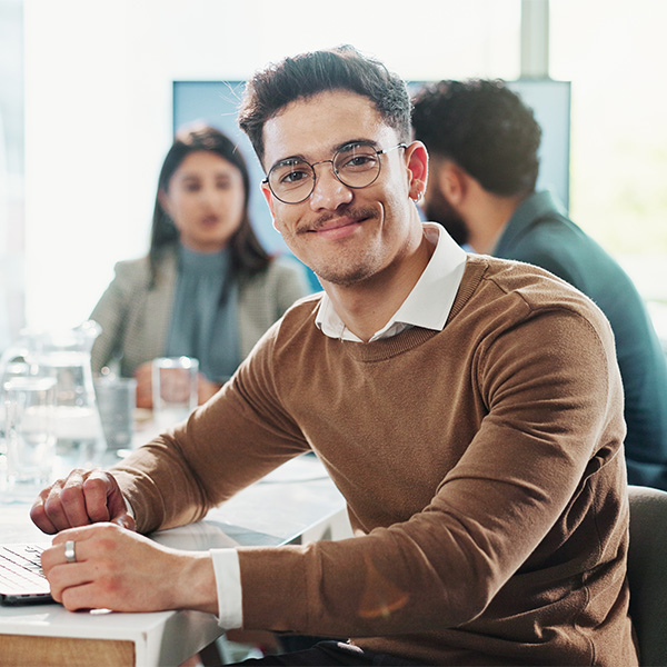 clients going over paperwork