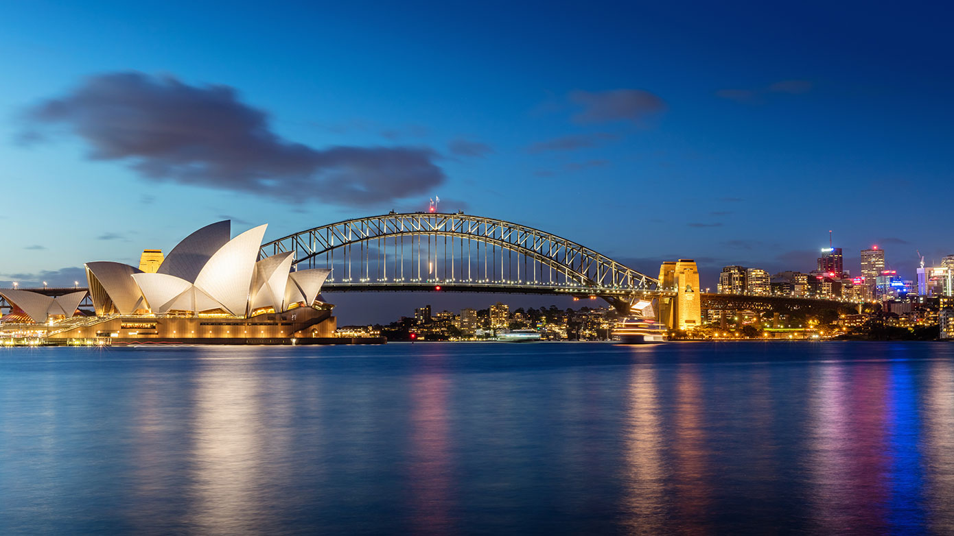 Sydney, Australia, cityscape scene