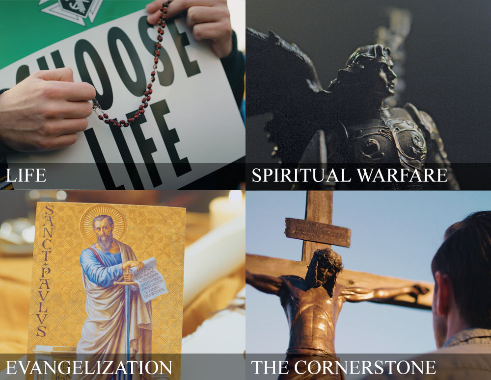 LIFE, SPIRITUAL WARFARE, EVANGELIZATION, THE CORNERSTONE