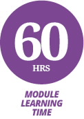 Icon of the number 60 in a purple circle, with the text 