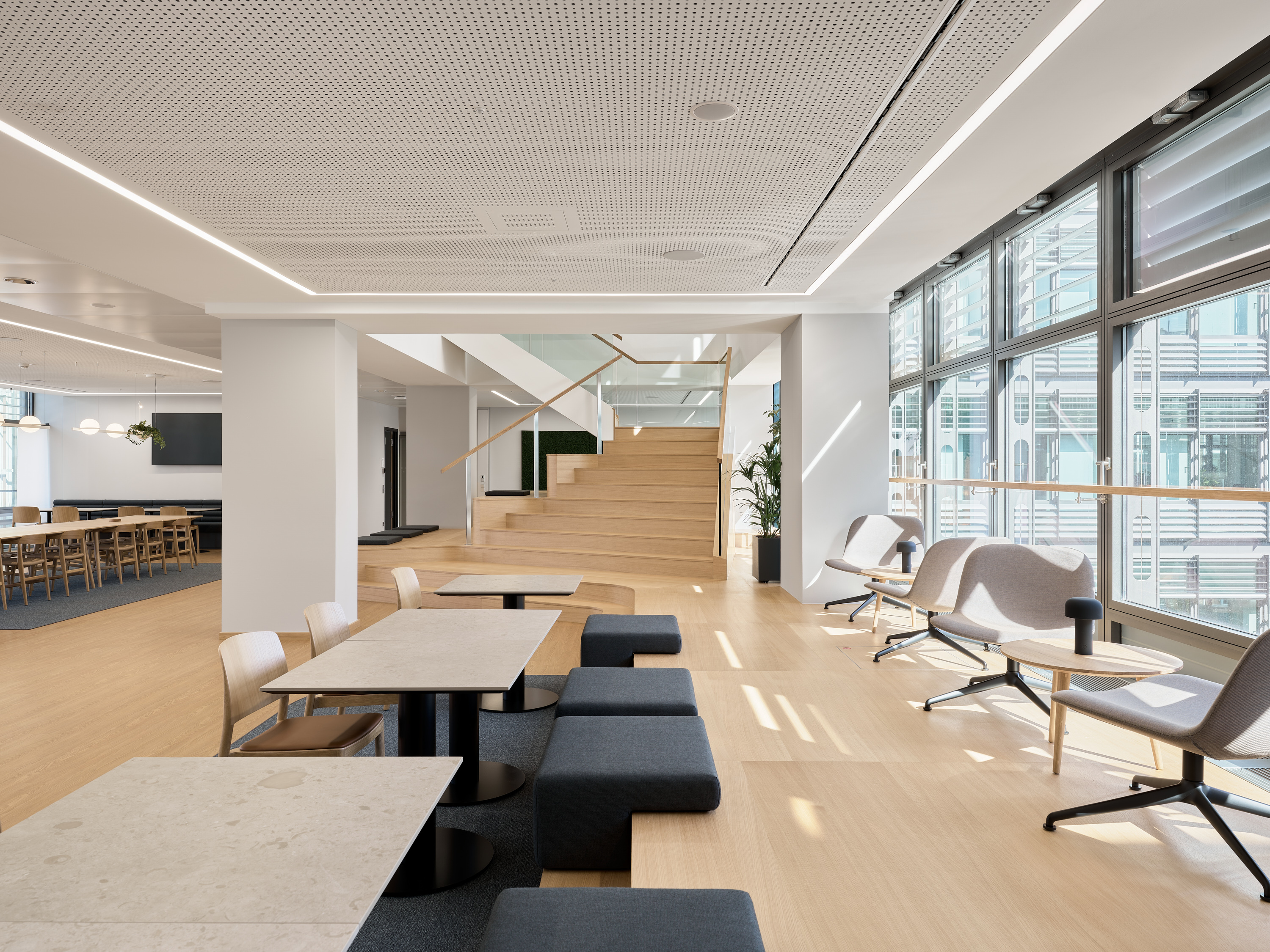 SEB Deutschlandzentrale in Frankfurt, Innenansicht