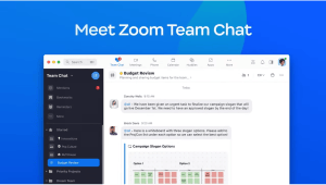 Conheça o Zoom Team Chat