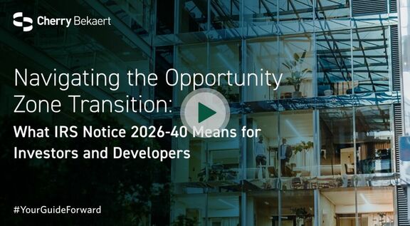 Navigating the Opportunity Zone Transition Webinar
