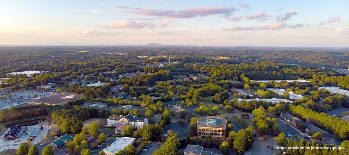 Johns Creek in Georgia.