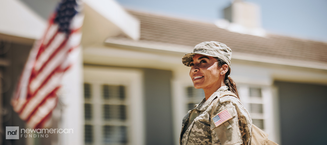 Veteran holding house
