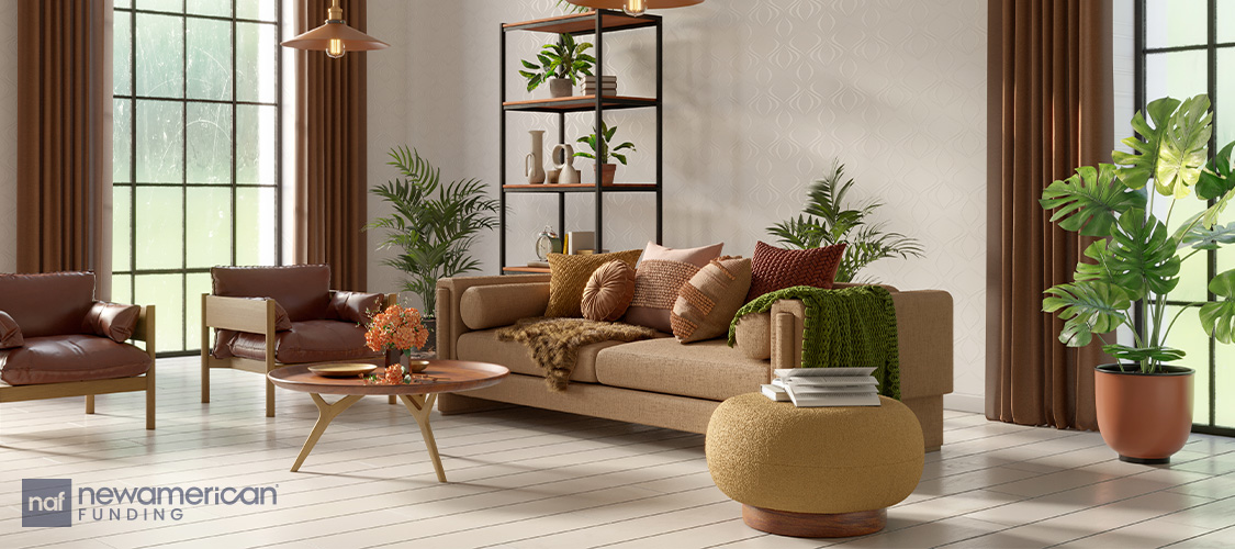 A living room.