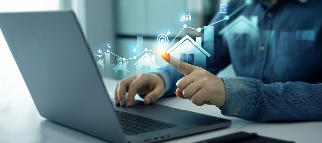 A person working on a computer