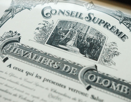 Knights of Columbus Charter