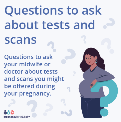 Questions to ask your doctor about tests and scans.