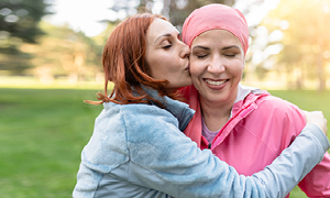 Sočutje prijateljice ob raku dojke.