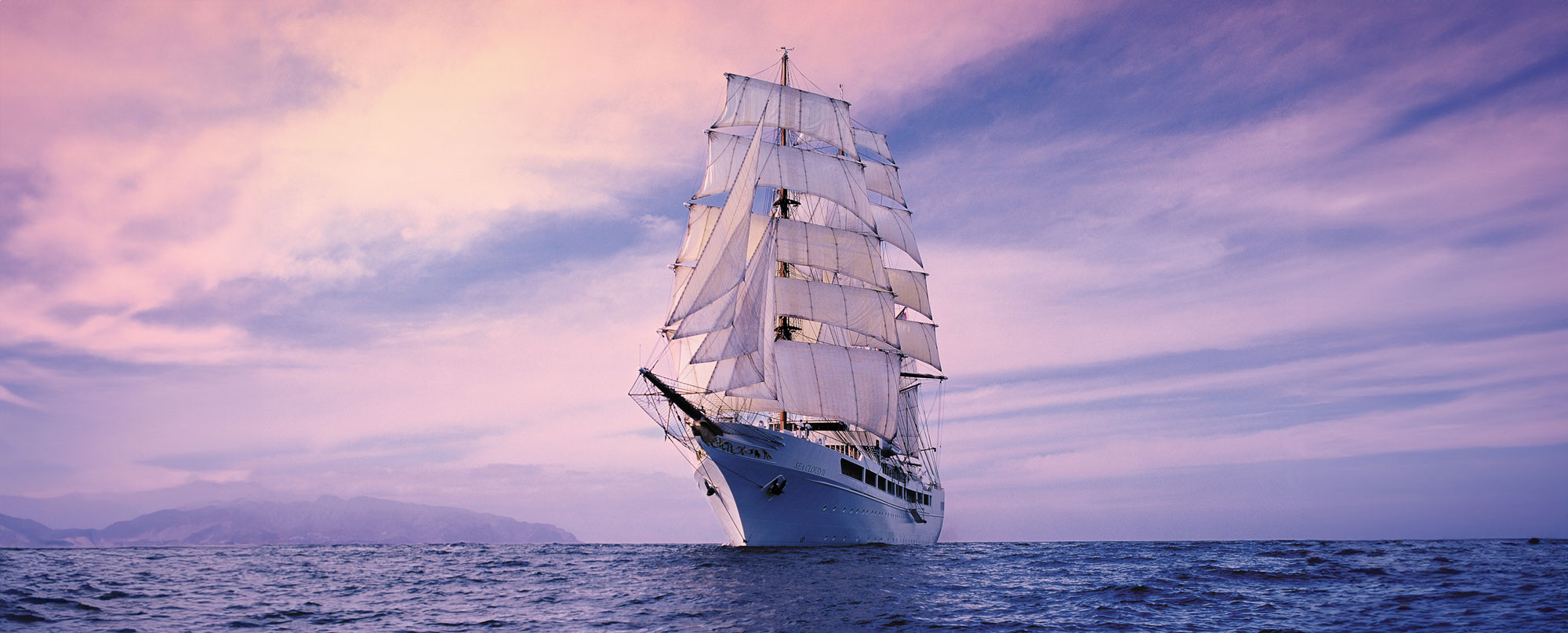 Sea Cloud II at sea