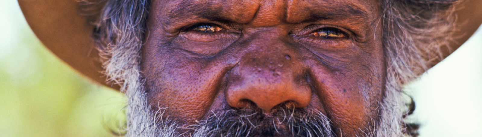 Senior indigenous man