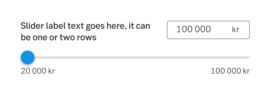 With min and max values