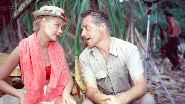 Promotional image for musical movie South Pacific