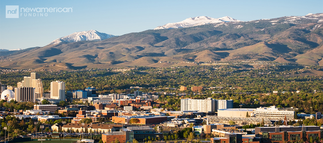A shot of a major city in Nevada