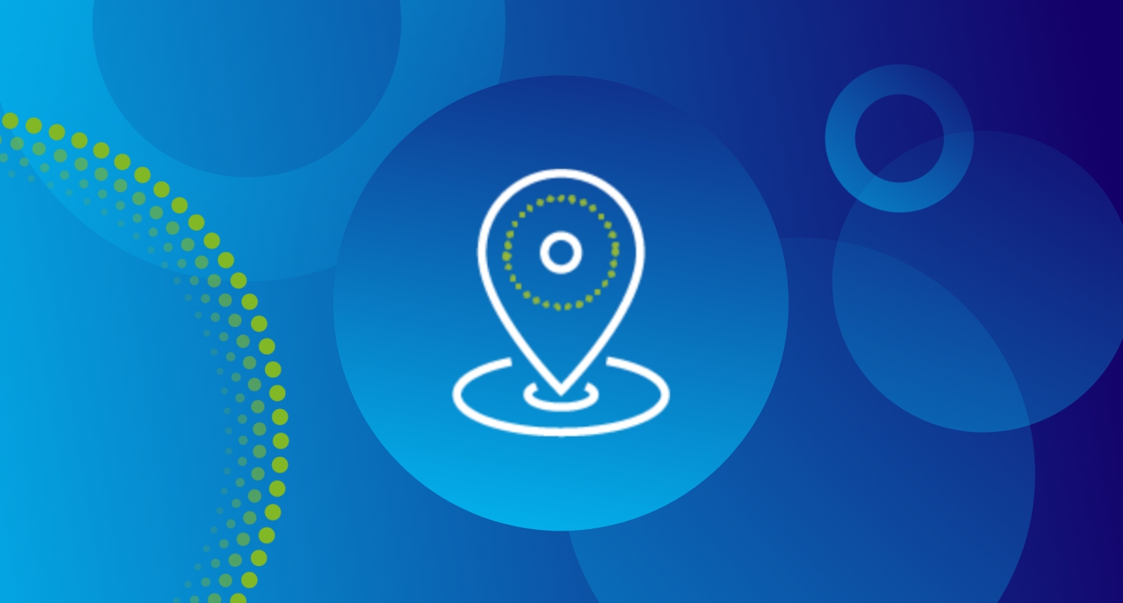 Icon with pin that you would see on a navigation app or website.