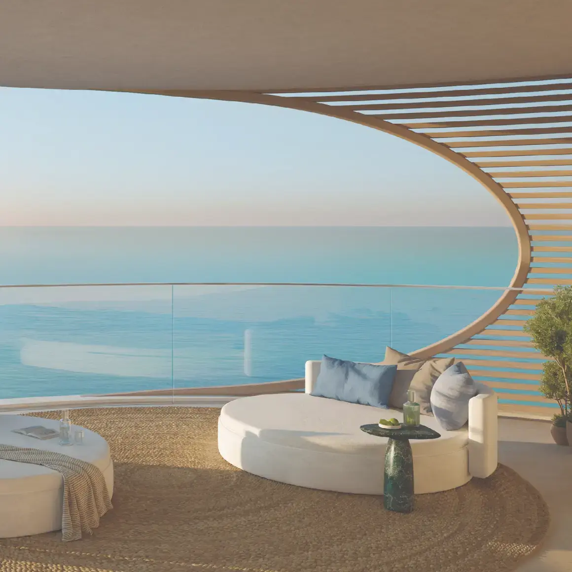 Fahid Beach Terraces, Fahid Island, Abu Dhabi