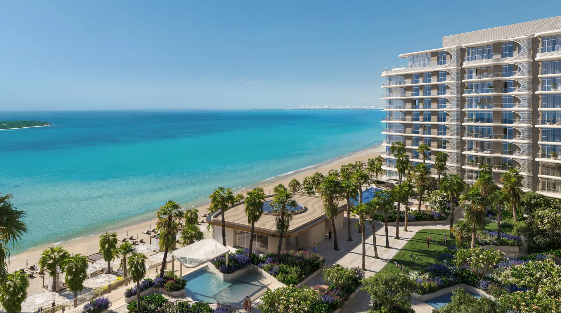 Fahid Beach Terraces, Fahid Island, Abu Dhabi