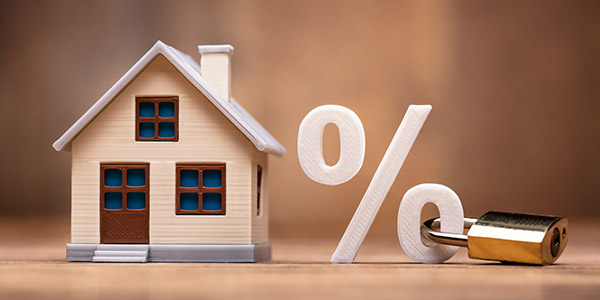 house with interest rates locked