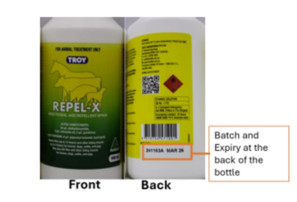 voluntary recall Troy Repel-X Insecticidal and Repellent Spray June 2025.png