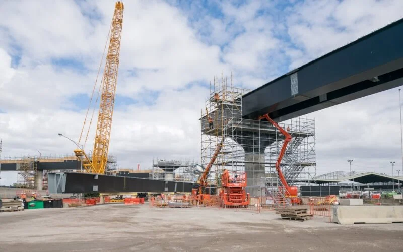 Equipment on West Gate Tunnel site
