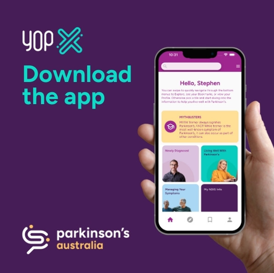 The Young Onset Parkinson's Exchange (YOPX) app