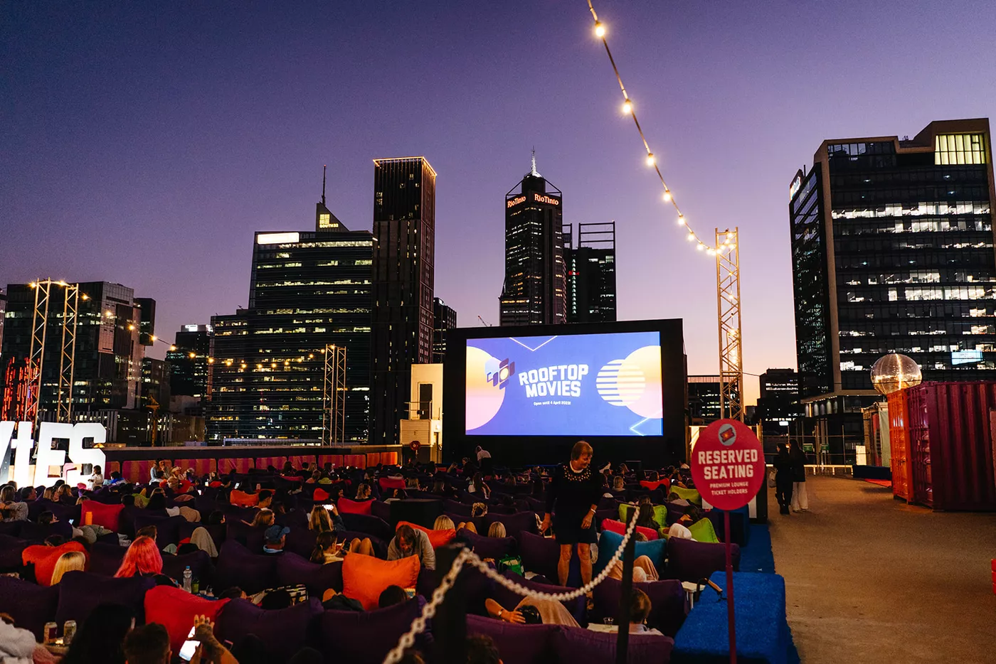 Rooftop movies