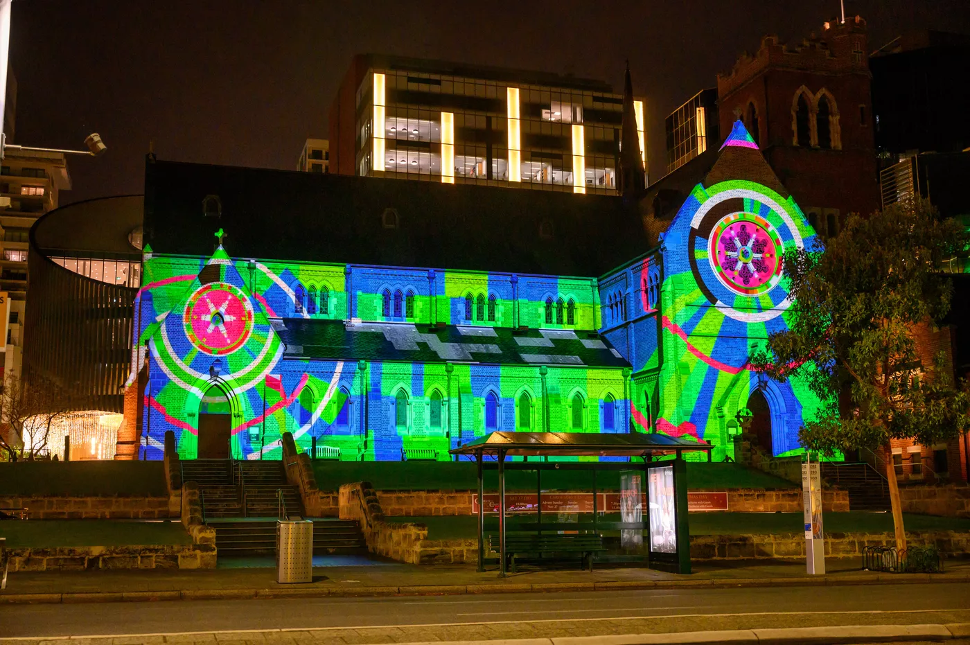 Projections on cathedral